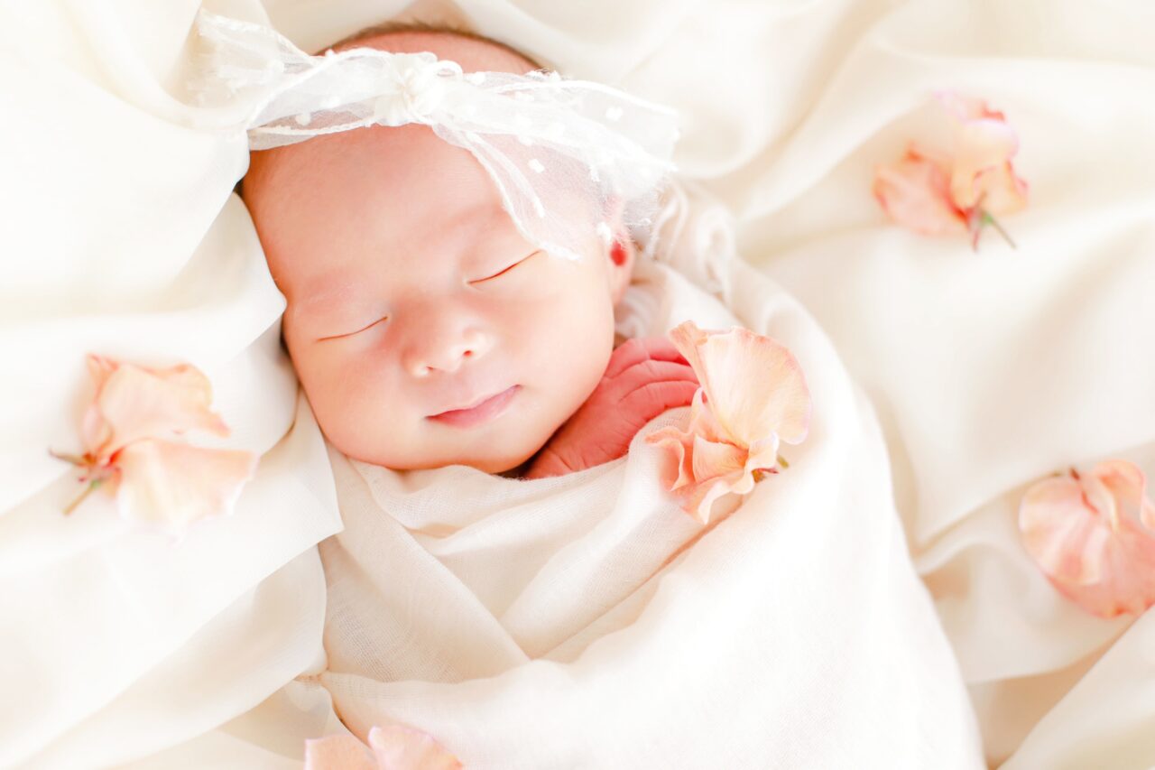 浅口市にニューボーンフォトの出張撮影で行ってきました